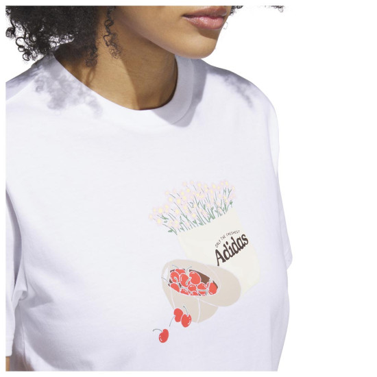 Adidas Γυναικεία κοντομάνικη μπλούζα Farmers Market Graphic Tee